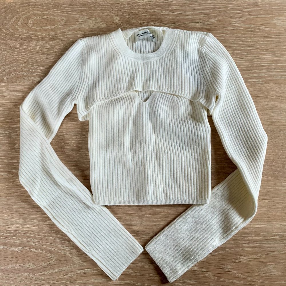 NWT Abercrombie and Fitch Sweater Tank and Shrug Set